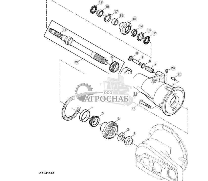ANGULAR (BEVEL GEAR) DRIVE 